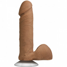 Doc Johnson The Realistic Cock ULTRASKYN 6 Inch Brown