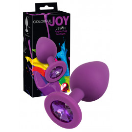 You2Toys Colorful Joy Jewel Plug Medium Purple