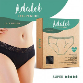 Adalet Eco Period Natura Menstrual Panty Super Black