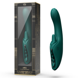 Zalo Ares G-Spot Rabbit Vibrator App Controlled Turquoise Green