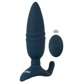 Anos RC Thrusting Butt Plug with Vibration Black