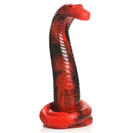 Creature Cocks King Cobra Silicone Dildo Red
