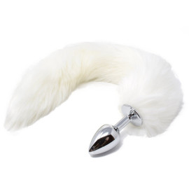Dolce Piccante Jewellery Silver White Fox Tail