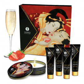 Shunga Geisha Secrets Collection Sparkling Strawberry Wine 5 pack