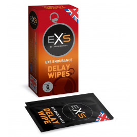 EXS Delay Wipes 6 pack