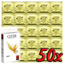 Glyde Maxi - Premium Vegan Condoms 50 pack