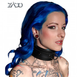 Zado Leather Collar 2030420 Black