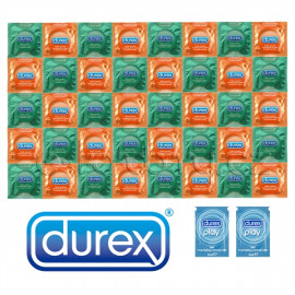 Durex Orange Apple Package - 40 Condoms + 2x Lubricant