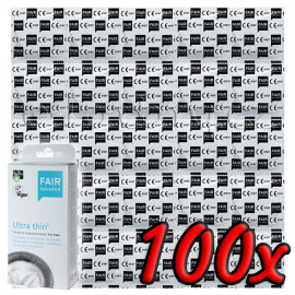 Fair Squared Ultra Thin - Fair Trade Vegan Condoms 100 pack