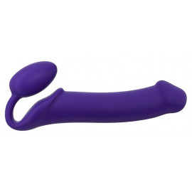 strap-on-me Silicone Bendable Strap-On Purple XL