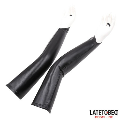 LateToBed BDSM Line Single Finger Gloves Black