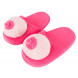 Orion Plush Slippers Boobs Pink