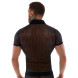 Svenjoyment Tight Half-Sleeve Lace Shirt 2161656 Black