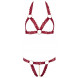 Cottelli Bra and String 2213010 Red