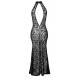 Noir Handmade Dress Delicate Tiger Design 2717930