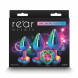 NS Novelties Rear Assets Trainer Kit Multicolor Rainbow Heart