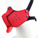 A-Gusto Neoprene Puppy Face Mask Red