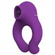 Action Fenda Vibrating Ring with Licking Tongue and Remote Control 3 Motors Purple