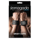 NS Novelties Renegade Wrist Cuffs Black