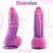 HiSmith WDD020-L Wildolo Silicone Dildo 28cm Pink-Purple