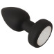 Anos RC Flashing Butt Plug with Vibration Black