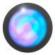 Anos RC Flashing Butt Plug with Vibration Black