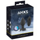 Anos RC Flashing Butt Plug with Vibration Black