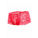MOB Rose Lace Boy Short Red