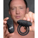 Bang! Cock Ring 28X Silicone & Bullet with Remote Black