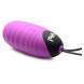 Bang! Ribbed Egg 28X Silicone with Remote Purple