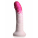 Strap U Real Swirl Realistic Silicone Dildo Pink