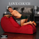 Bedroom Bliss Love Couch Red