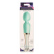Prisms Vibra-Glass 10X Turquoise Dual Ended Silicone/Glass Wand Teal
