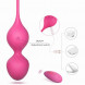 Tracy's Dog Vibrating Kegel Ball Set Remote Controlled Pink