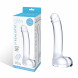 Gläs Realistic Curved Glass G-Spot Dildo