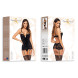 Beauty Night Xiomara Chemise & Thong Black