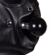 Ouch! Xtreme Blindfolded Mask with Breathable Ball Gag Black