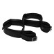 Ouch! Hand and Thigh Cuffs Set Black