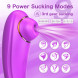 Paloqueth Clitoral Sucking Stimulator with 9 Sucking Modes Purple